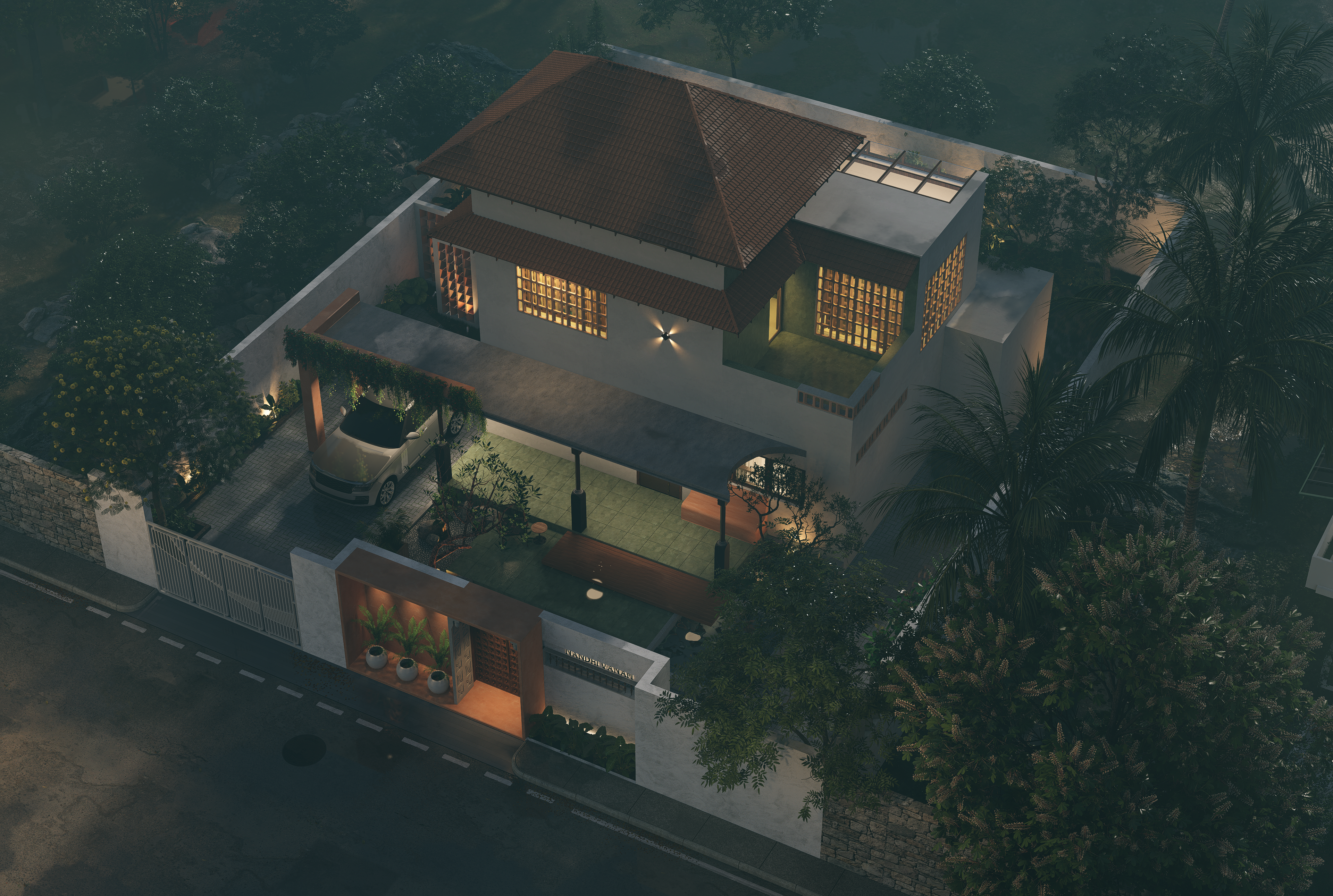 Residential Elevation Scene